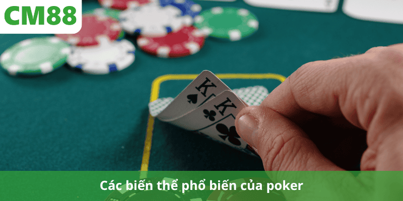 Các biến thể phổ biến của poker